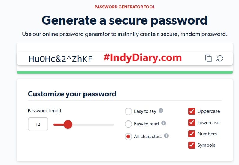 password online generator