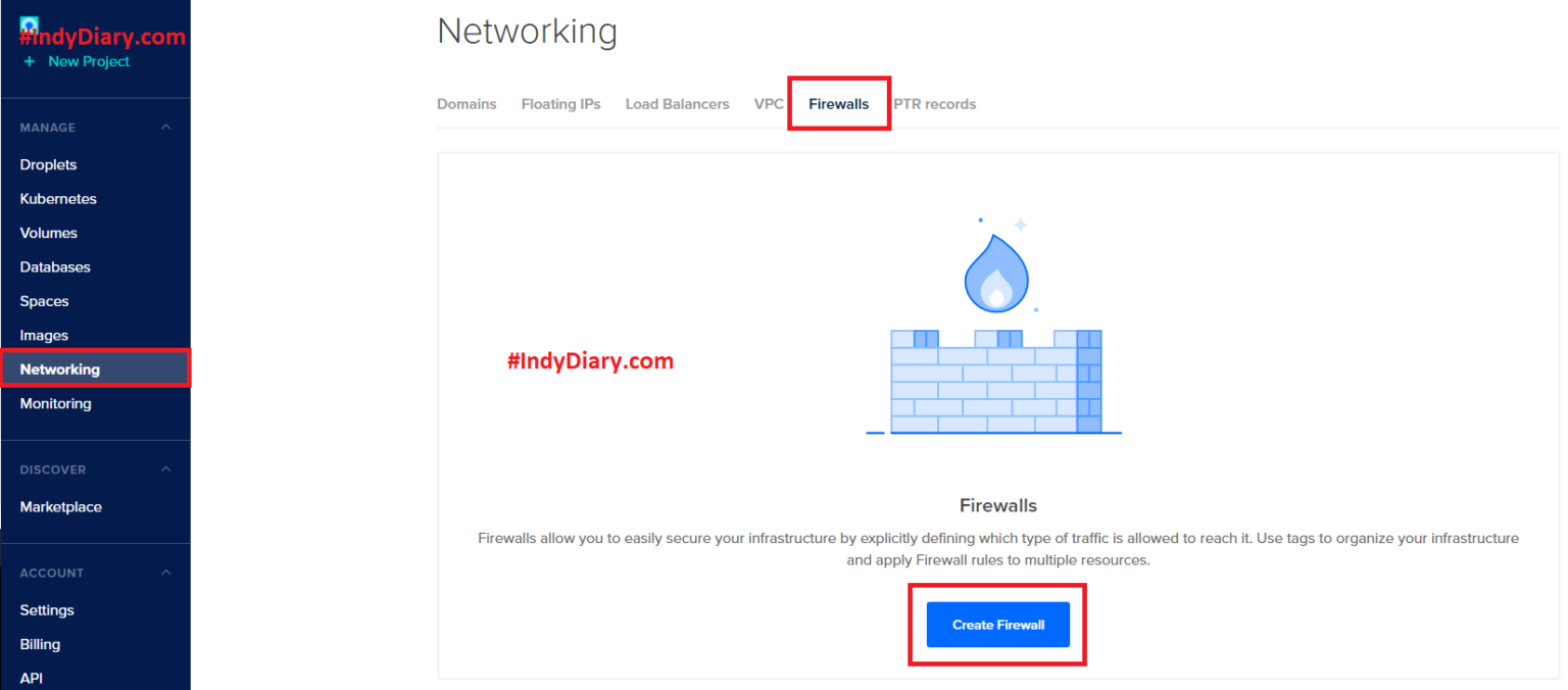 DigitalOcean Firewall