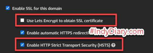 HestiaCP กับการจัดการ SSL